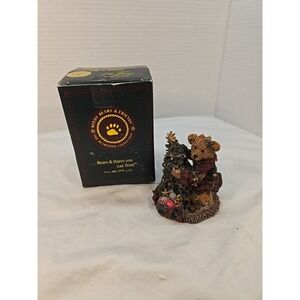 1994 Boyds Bears & Friends The Bearstone Collection Elliot‎ & the Tree Figurine